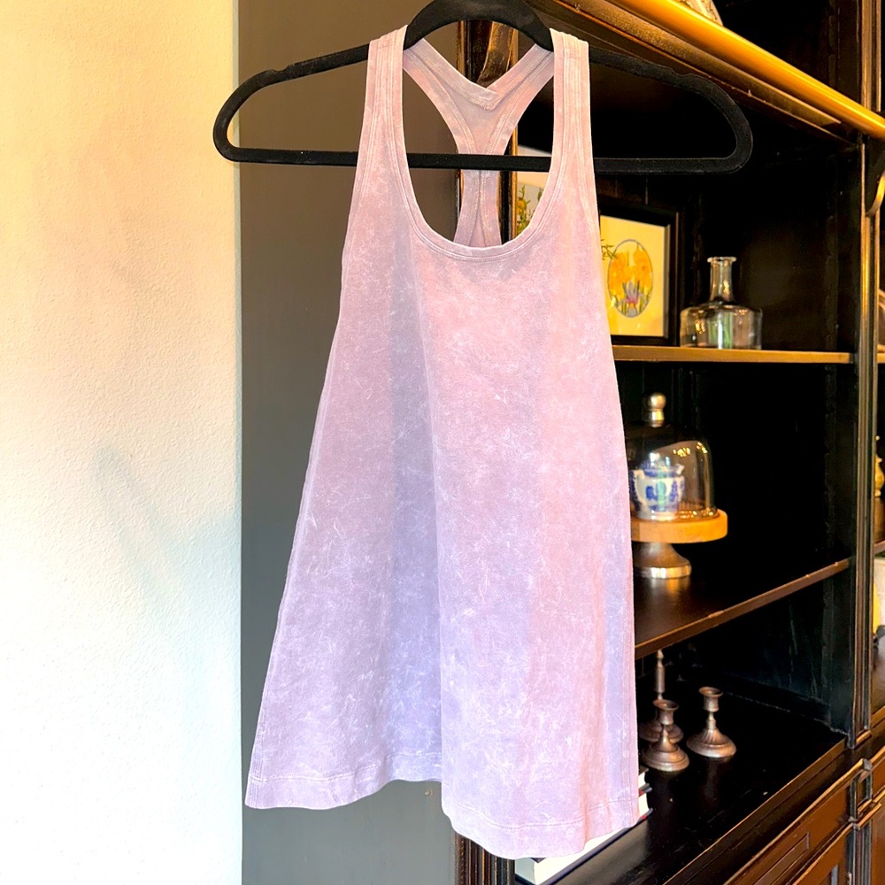 Light Purple Lulu Athletic Tank